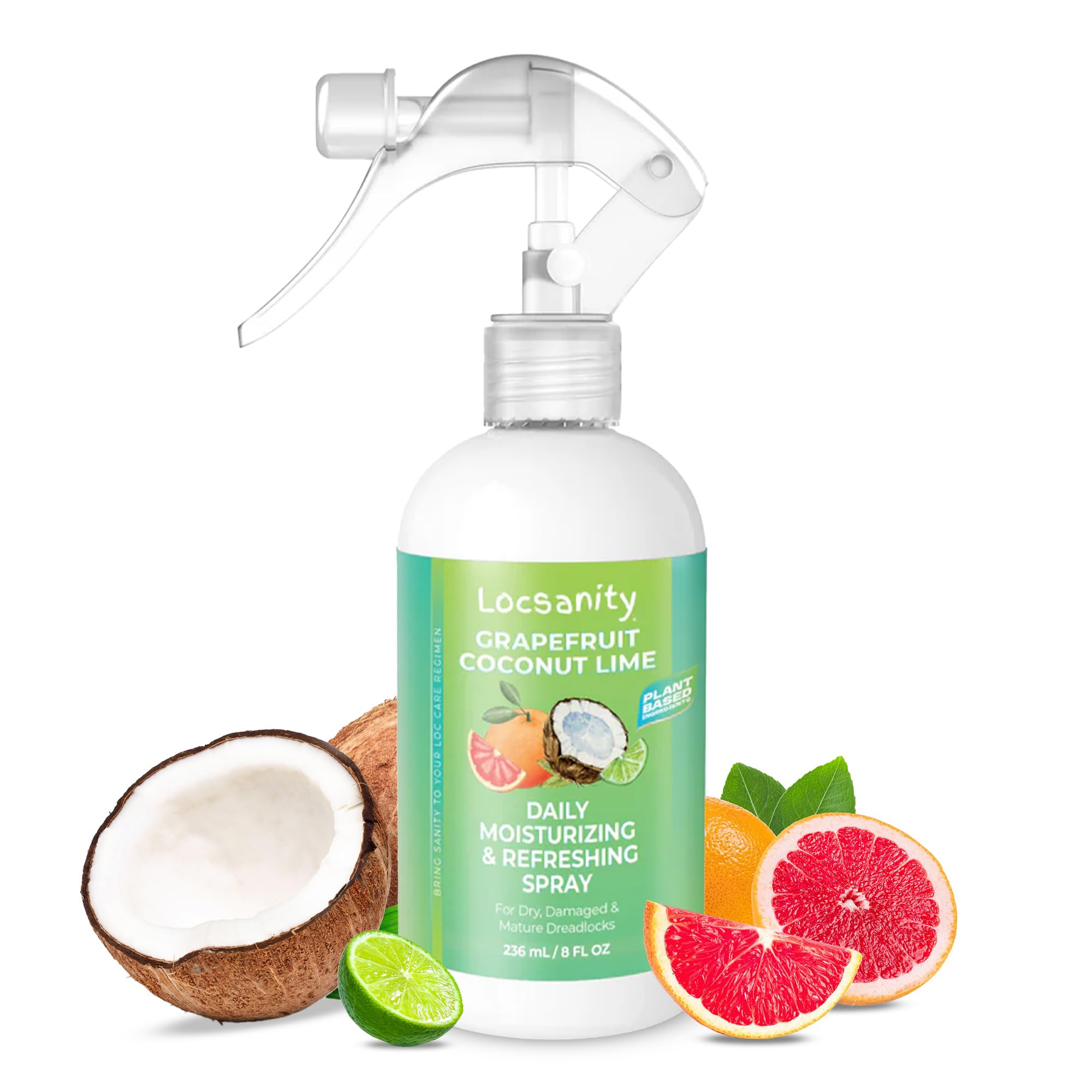 Locsanity Grapefruit Coconut & Lime Daily Moisturizing Spray Fine Mist - 8 fl oz: Hydrating Mist ... | Amazon (US)