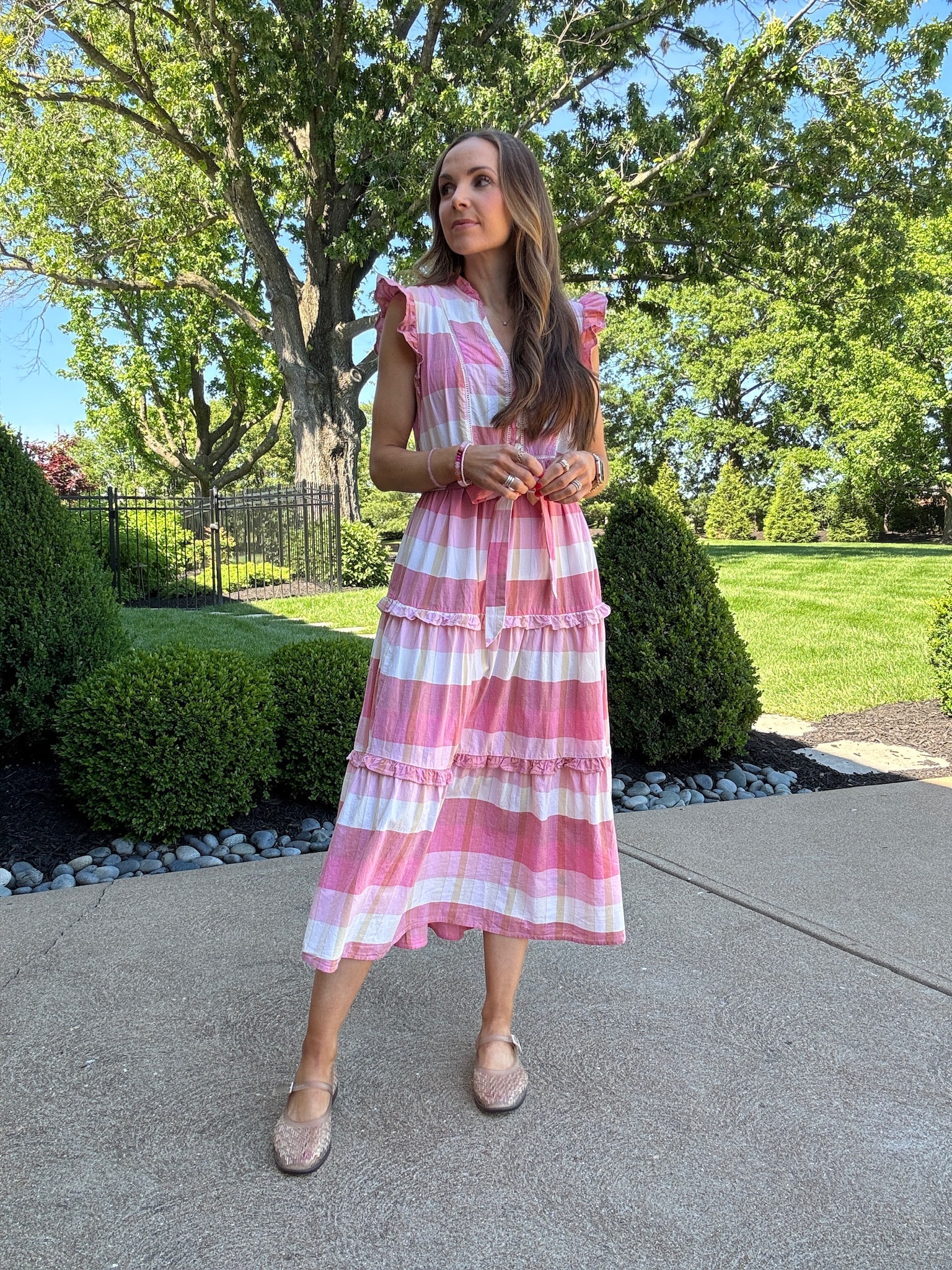 Gorgeous @Target dress! I’m in a small

#LTKgrwm #LTKootd