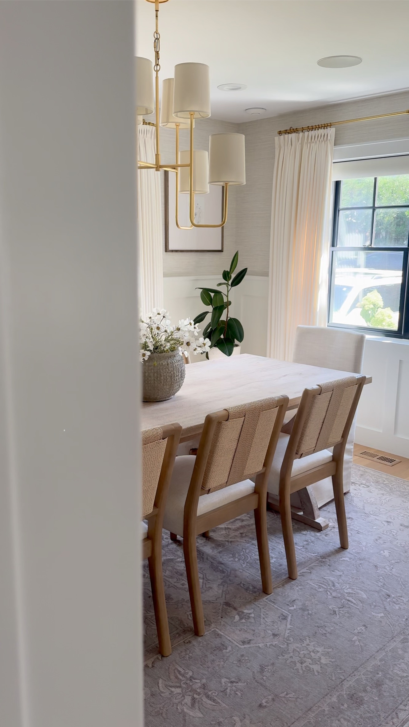 #ad A few simple updates completely transformed the feel of my dining room. This French country-inspired dining table has the warmth and character I was looking for, these woven dining chairs give the look of a much higher-end designer favorite for less, and this textured vase was the perfect finishing touch.

I love that Wayfair makes it easy to find beautiful, timeless pieces that elevate your home without stretching your budget. If you've been thinking about giving your dining space a refresh, these are definitely worth a look.


@wayfair #Wayfair #WayfairPartner 

 #LTKdayinmylife #LTKHome #LTKSaleAlert