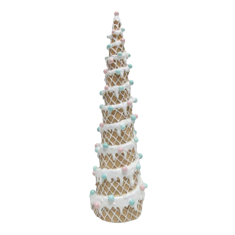 Mrs. Claus' Bakery Gingerbread Cone Tree, 12" | At Home