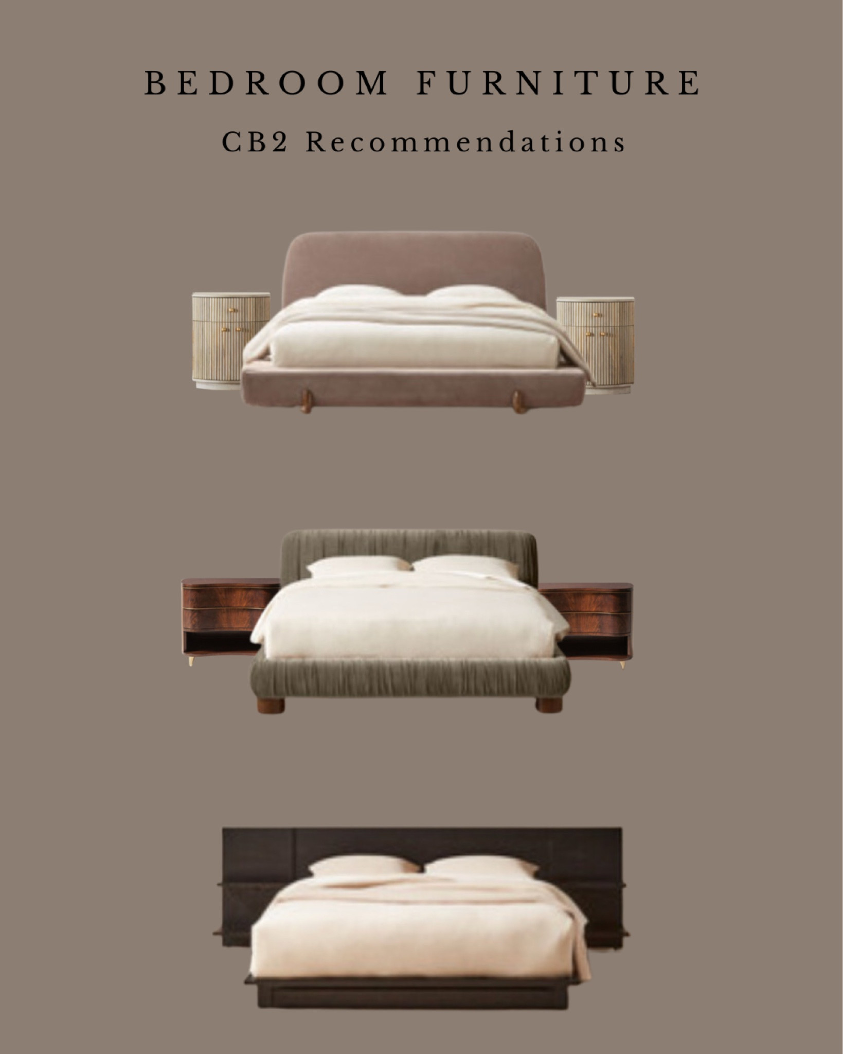 CB2 Bedroom Combinations

#LTKHome