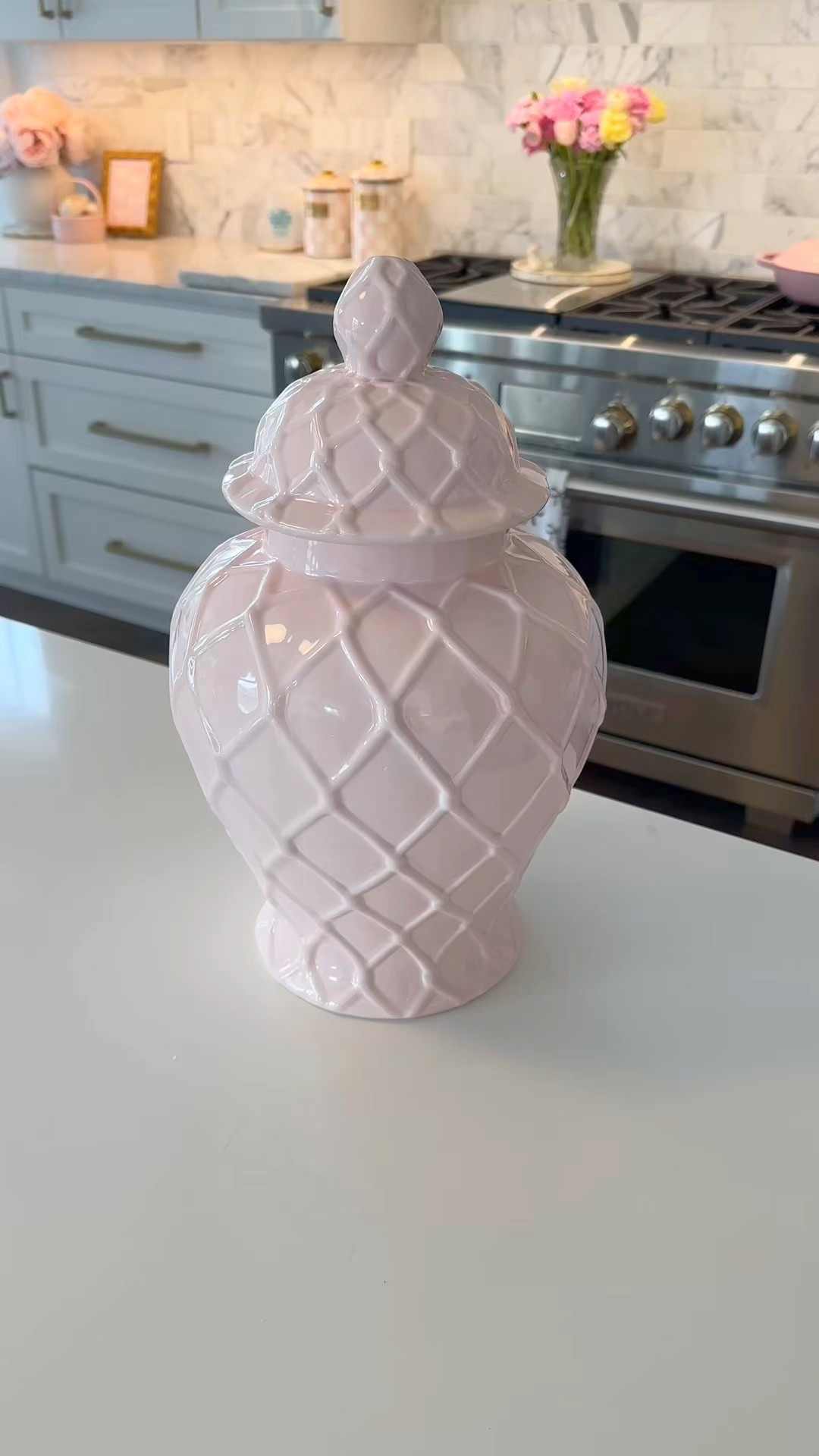 Blush pink ginger jar find!! 

#LTKFindsUnder100 #LTKHome