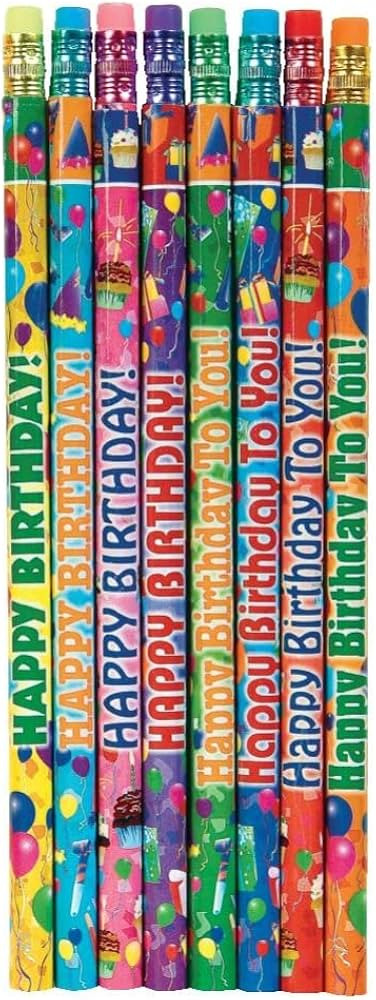 Raymond Geddes Birthday Number 2 Pencils For Kids (Pack of 144) | Amazon (US)