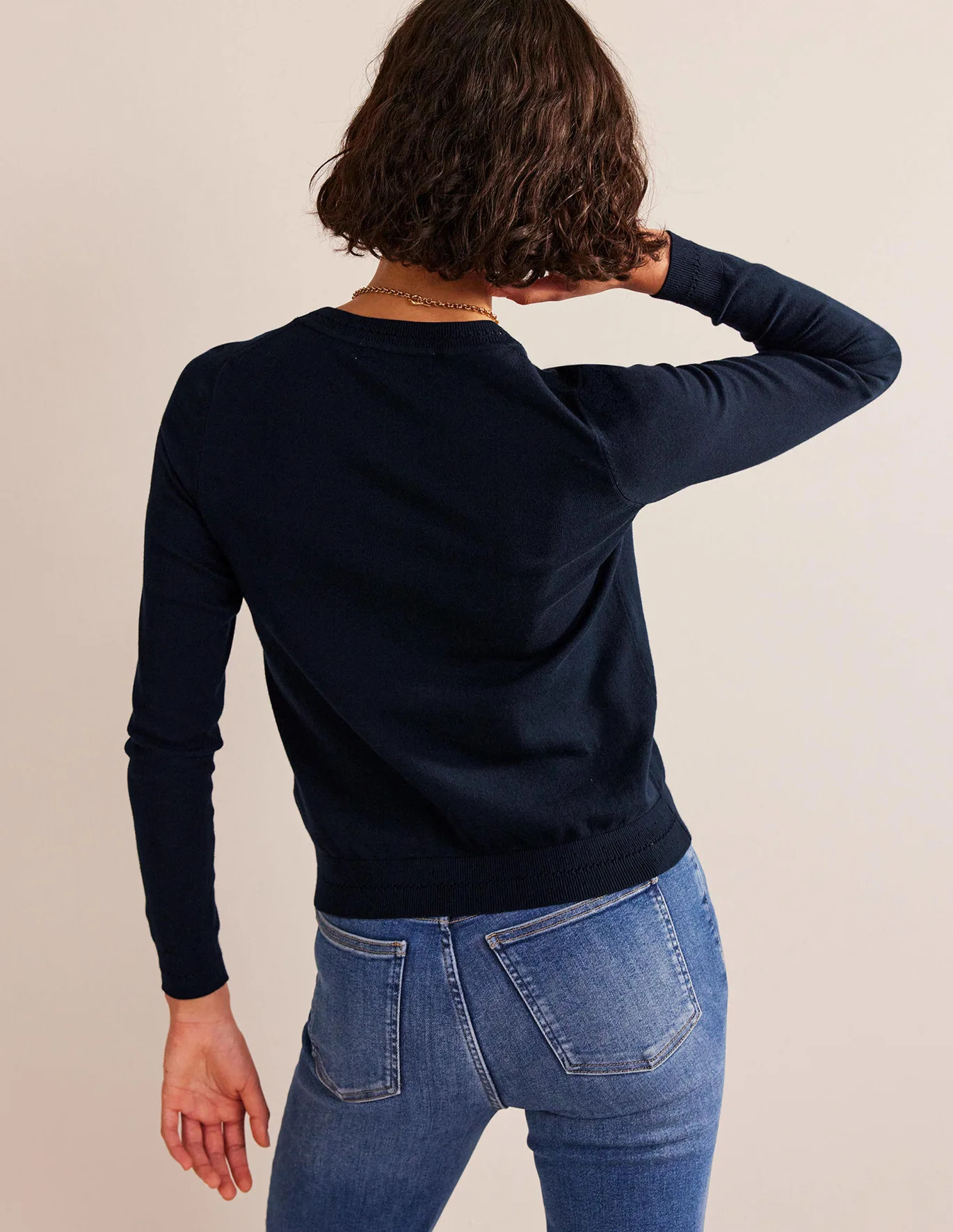 Catriona Cotton Crew Jumper | Boden UK