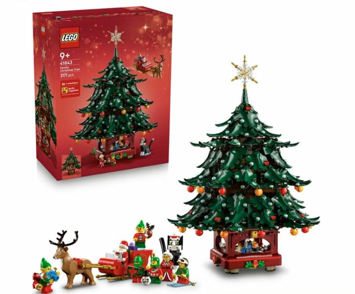Be the LEGO Family! Christmas Tree 41843 Toy Blocks for Boys and Girls, Christmas | Amazon (US)