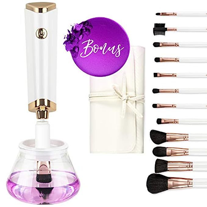 Makeup Brush Cleaner & Makeup Brushes [BUNDLE] by Estala – Luxury Brushes + Superior Cleansing for F | Amazon (US)