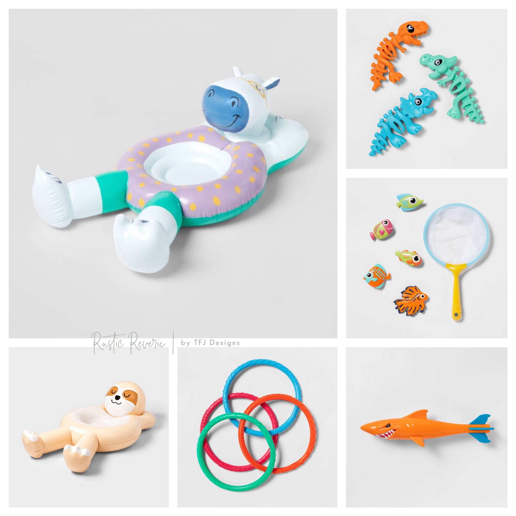 Summer is right around the corner, so I’ve rounded up our favorite pool floats and pool toys from Target to share with y’all! ☀️ My kids and grandkids all love the large floats! I’ve been thrilled that the floats have even lasted multiple seasons, the same with the pool toys. The fish and the 🦖 are the perfect size for little toddler hands too!

#pool #pooltoys #poolfloats #summer2024 #Target #swimming

#LTKswim #LTKSeasonal #LTKhome