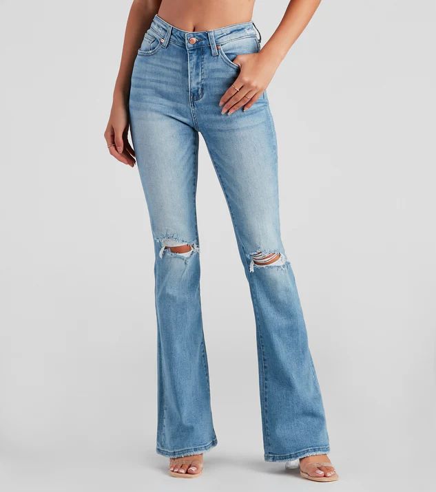 Bri High-Rise Flare Jeans by Windsor Denim | Windsor Stores
