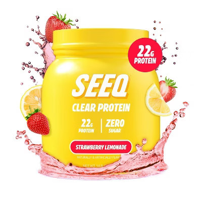 Seeq Clear Protein Powder - Strawberry Lemonade - Whey Protein Isolate - 15 Servings | Target