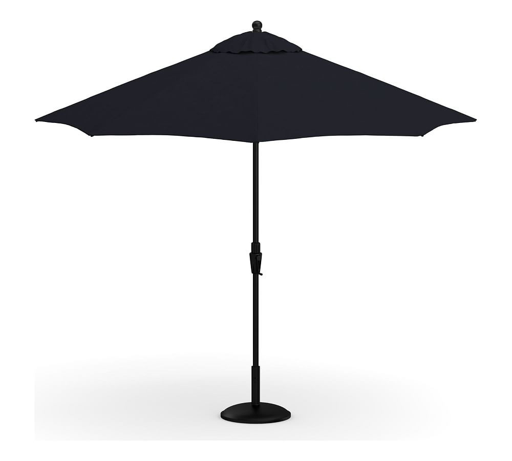 9' Round Outdoor Patio Umbrella &ndash; Rustproof Aluminum Tilt Frame | Pottery Barn (US)