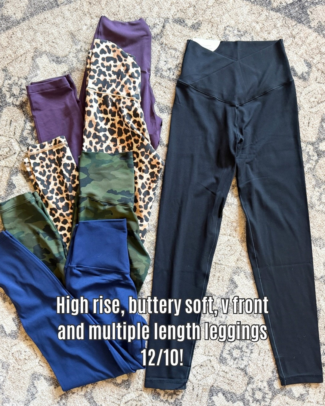 These leggings are 12/10! So soft, squat proof, multiple colors, different lengths….they are so good! 

High waisted leggings, aerie leggings, cheetah leggings, leopard, v legging, casual fit, fall look, petite, mom style 

#LTKFindsUnder50 #LTKPetite #LTKSaleAlert