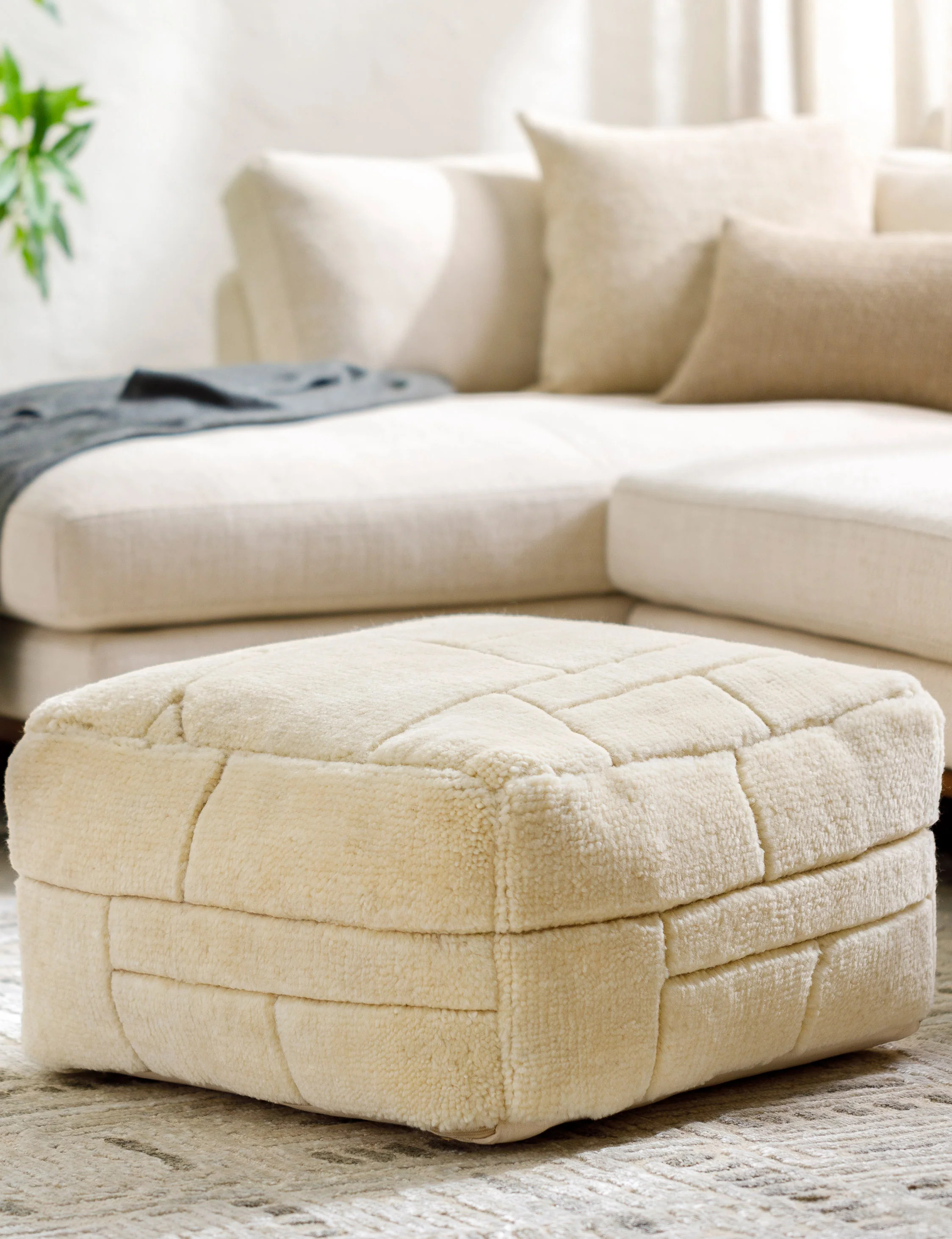 Harstad Square Pouf | Lulu and Georgia 