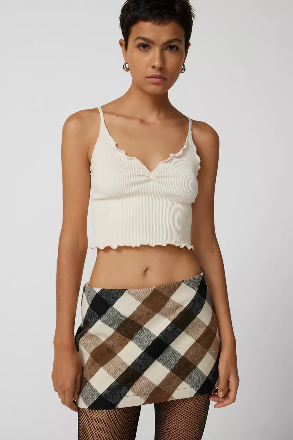 UO Willow A-Line Mini Skirt | Urban Outfitters (US and RoW)