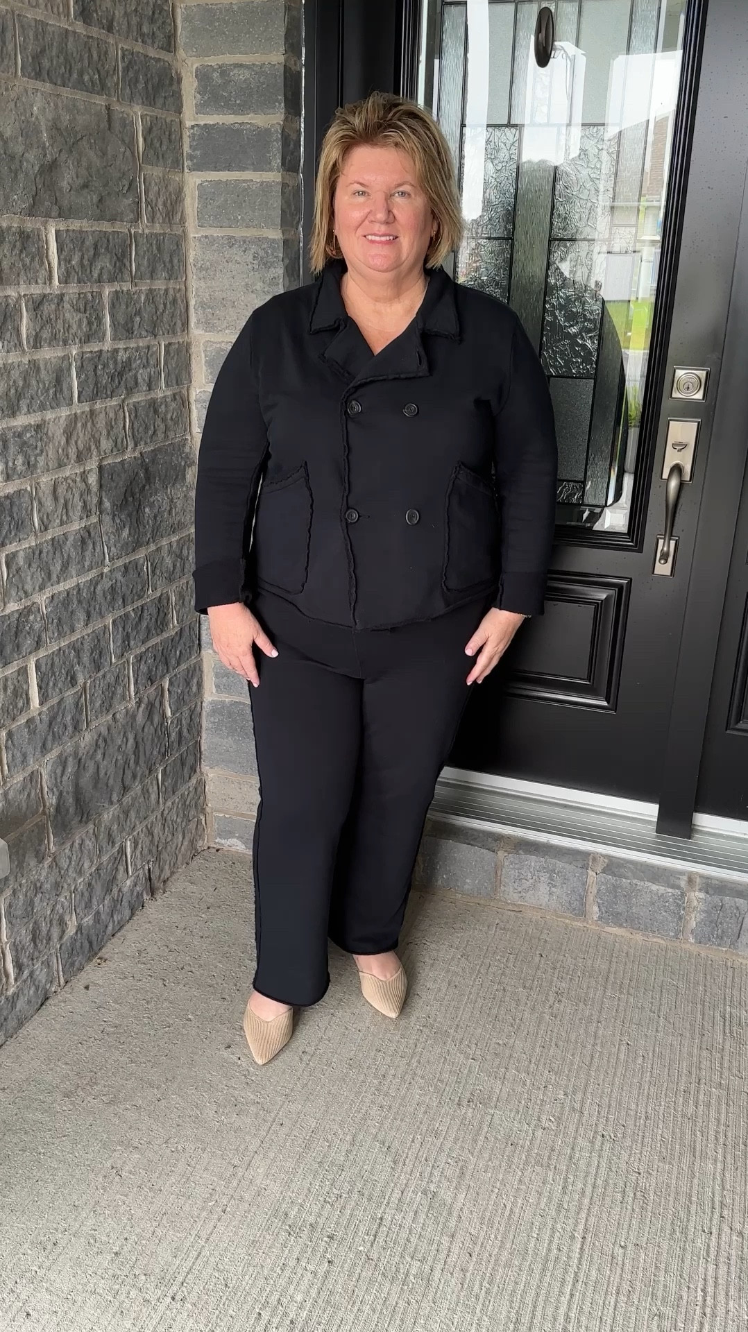 I love this Milan travel set by Frank and Eileen. I’m wearing it in the color, British Royal Navy in size XL. 

This Milan travel set is a great piece to have in your wardrobe. It’s perfect for a casual weekend outing. It would be great for travel and you could even dress it up a bit and wear it to the office. It’s available in four colors. 

The travel set is made up of the Mini Belfast double breasted jacket and the Bella sweatpants. It is a triple fleece 100%, cotton set.

My ballet flats from Vivaia . Use code Cathy 12 to save 12% sitewide.


#LTKOver40 #LTKPlusSize #LTKTravel