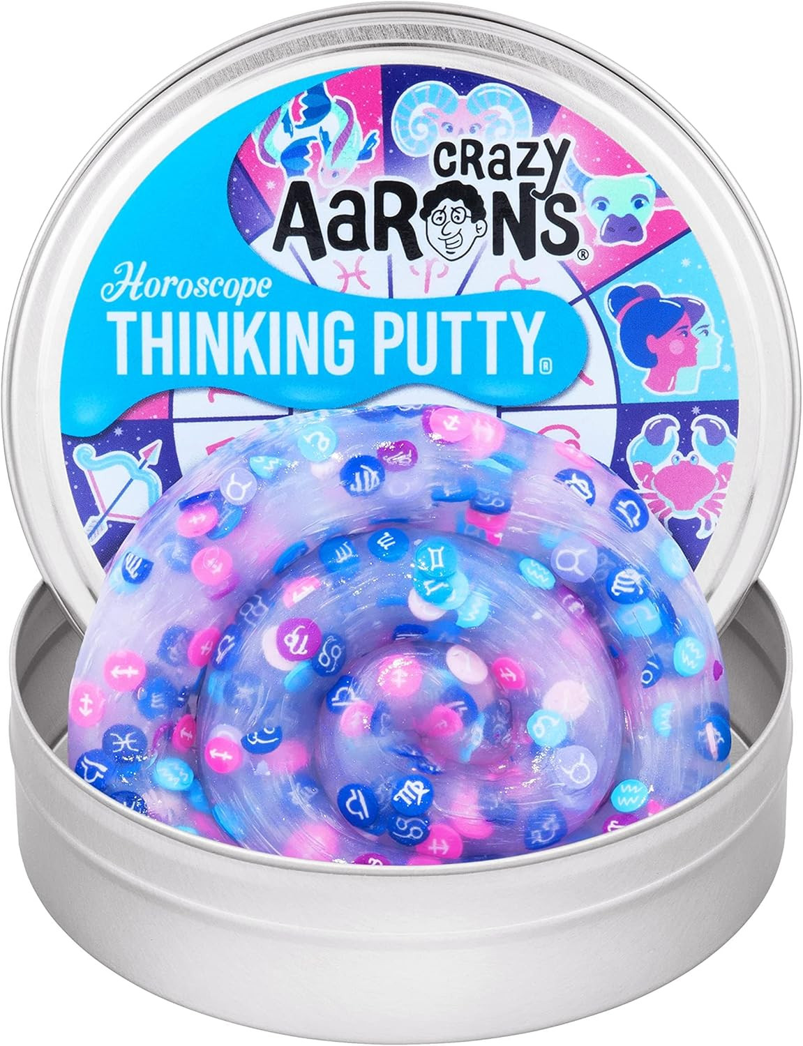 Crazy Aaron's Thinking Putty® - Horoscope - Sensory Putty for Kids and Grown ups in a 4" Tin - Creative and Endless Fun, Stress Relief Therapy Toys, Never Dries Out - Made in USA | Amazon (US)