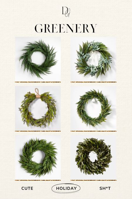 Cute holiday sh*t: wreaths

Holiday decor, holiday home decor, holiday wreaths, holiday wreaths, holiday greenery, Christmas wreaths, Christmas greenery

#LTKhome #LTKSeasonal #LTKHoliday