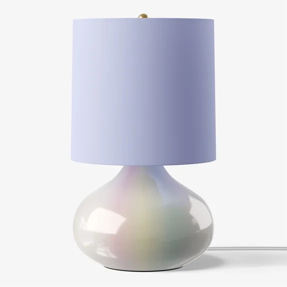 Mainstays Kids 14" Iridescent Table Lamp with Aqua Shade | Walmart (US)