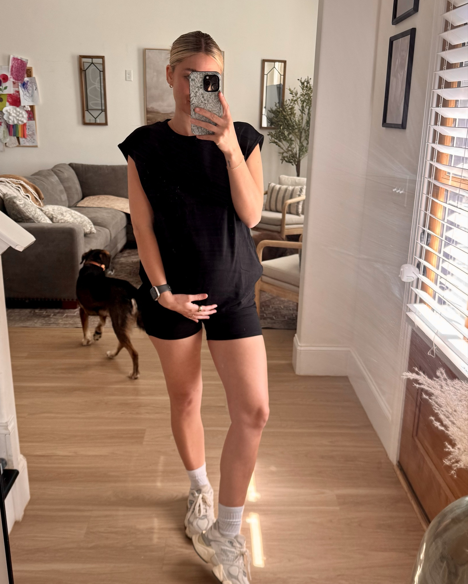 Another bump friendly set. I originally bought a medium but the bottoms were way too big on me 16 weeks pregnant so this one is a small! Comes in so many colors! Will be perfect post partum as well 

#LTKBump #LTKU #LTKBaby