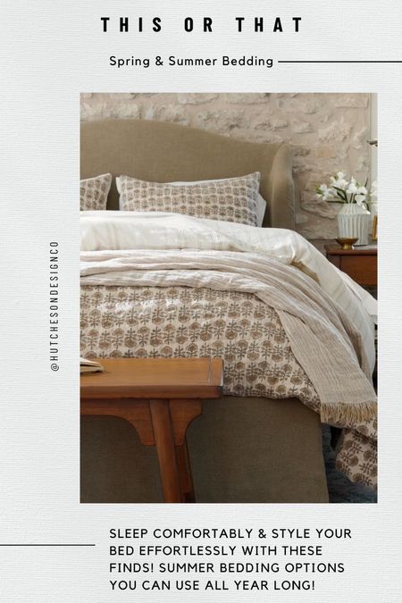 Spring and Summer bedding round up! 

#LTKsalealert #LTKSeasonal #LTKhome