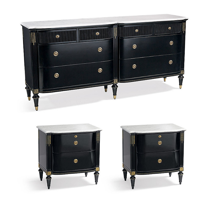 Regency 3-Pc. Dresser Set with Two Nightstands - Frontgate | Frontgate