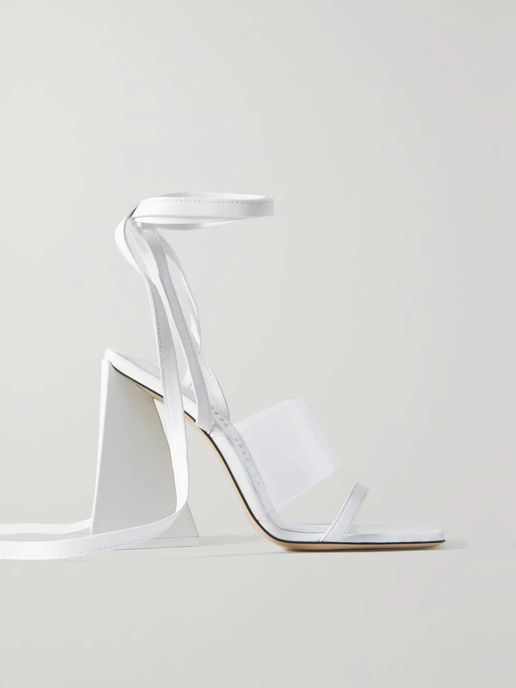 Isa leather and PVC sandals | NET-A-PORTER (US)