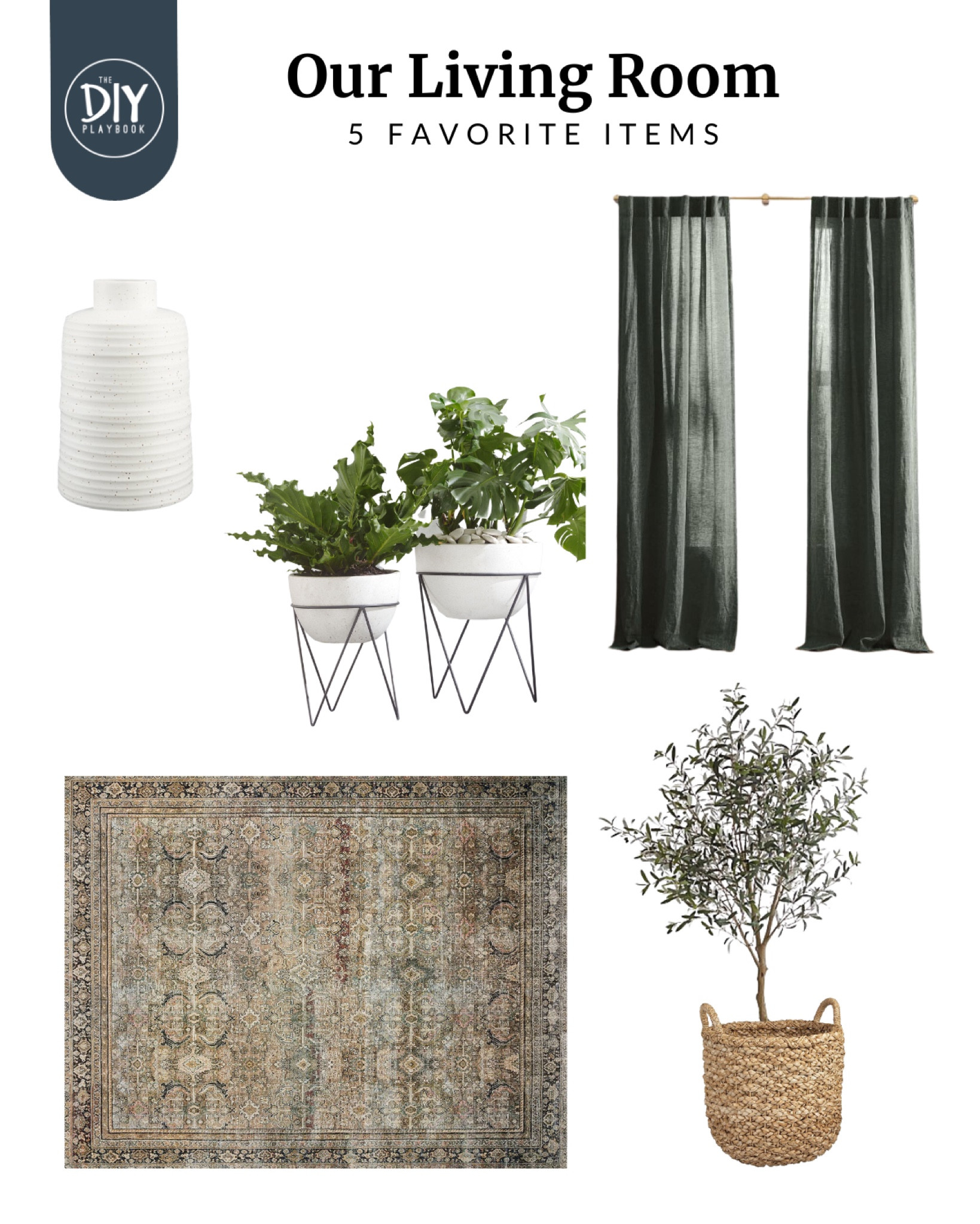 Five favorite pieces of home decor from our living room 

#LTKsalealert #LTKhome #LTKfindsunder100