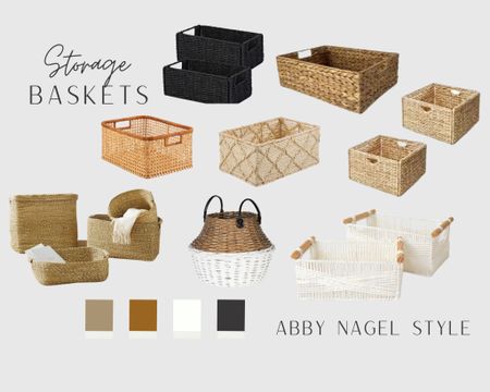 Storage Baskets for Organization 🧺 

#LTKunder50 #LTKunder100 #LTKhome