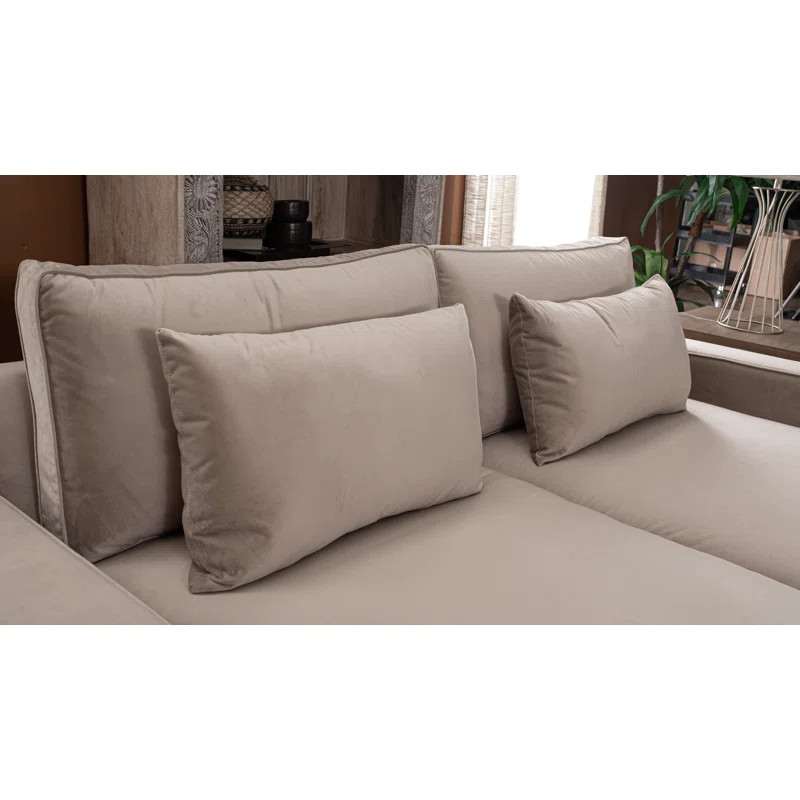 Bailey 96" Square Arm Sofa with Reversible Cushions | Wayfair North America