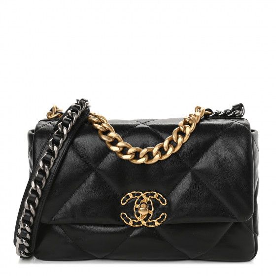 CHANEL

Goatskin Quilted Medium Chanel 19 Flap Black | Fashionphile