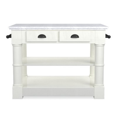 Barrelson Single Kitchen Island with Marble Top | Williams-Sonoma