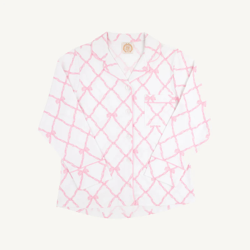 Let Me Lounge Long Sleeve Top (Women) - Belle Meade Bow | The Beaufort Bonnet Company