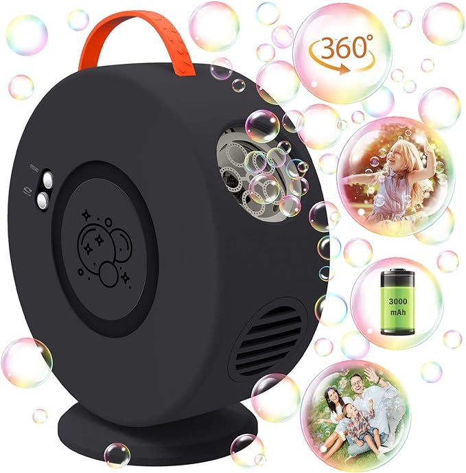 Bubble Machine Automatic Bubble Blower for Kids Toddlers Rechargeable Battery Portable Bubble Mak... | Amazon (US)
