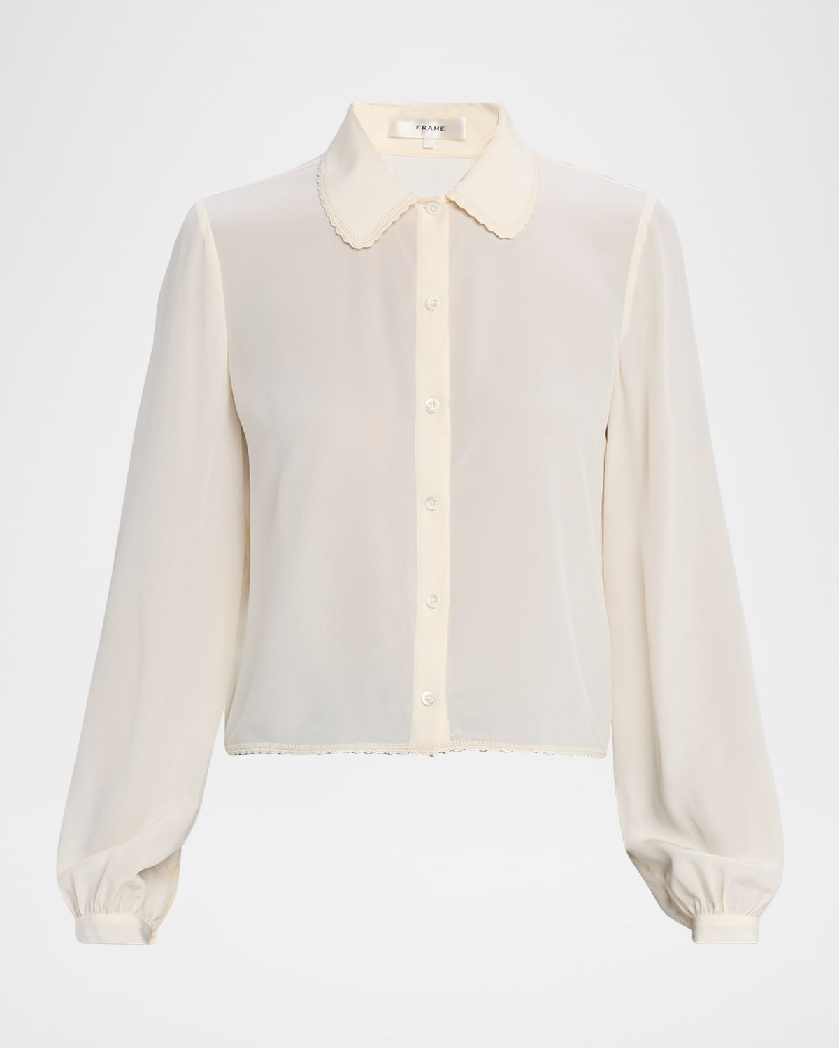 The Silk Prim Blouse | Neiman Marcus