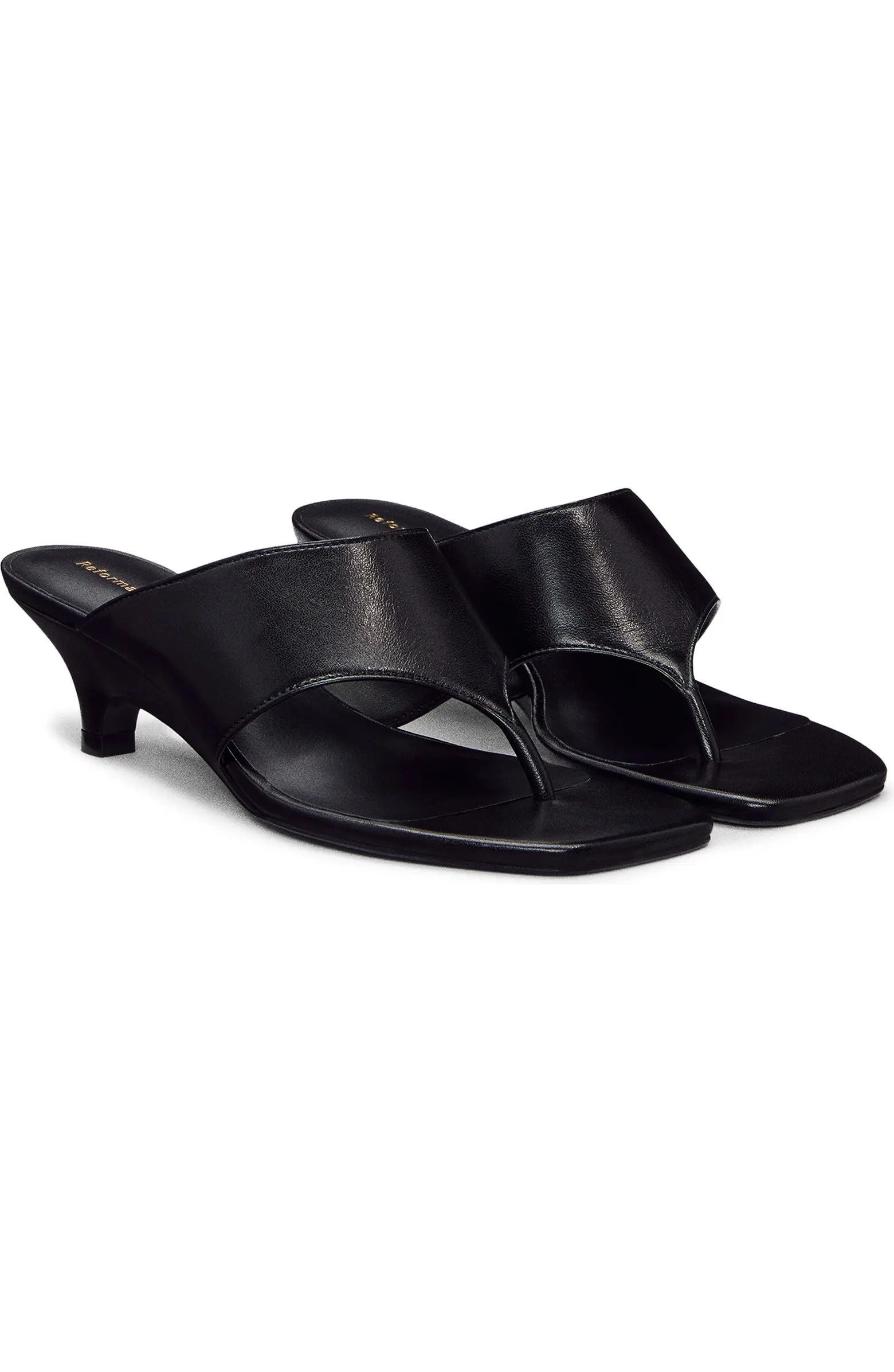Reformation Sherlyn Wedge Thong Sandal (Women) | Nordstrom | Nordstrom