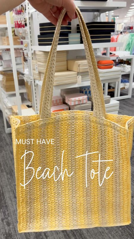 Must have beach/pool bag! ☀️ Its screaming vacay and designer on a budget! 🌊 

#LTKswim #LTKxTarget #LTKfindsunder50