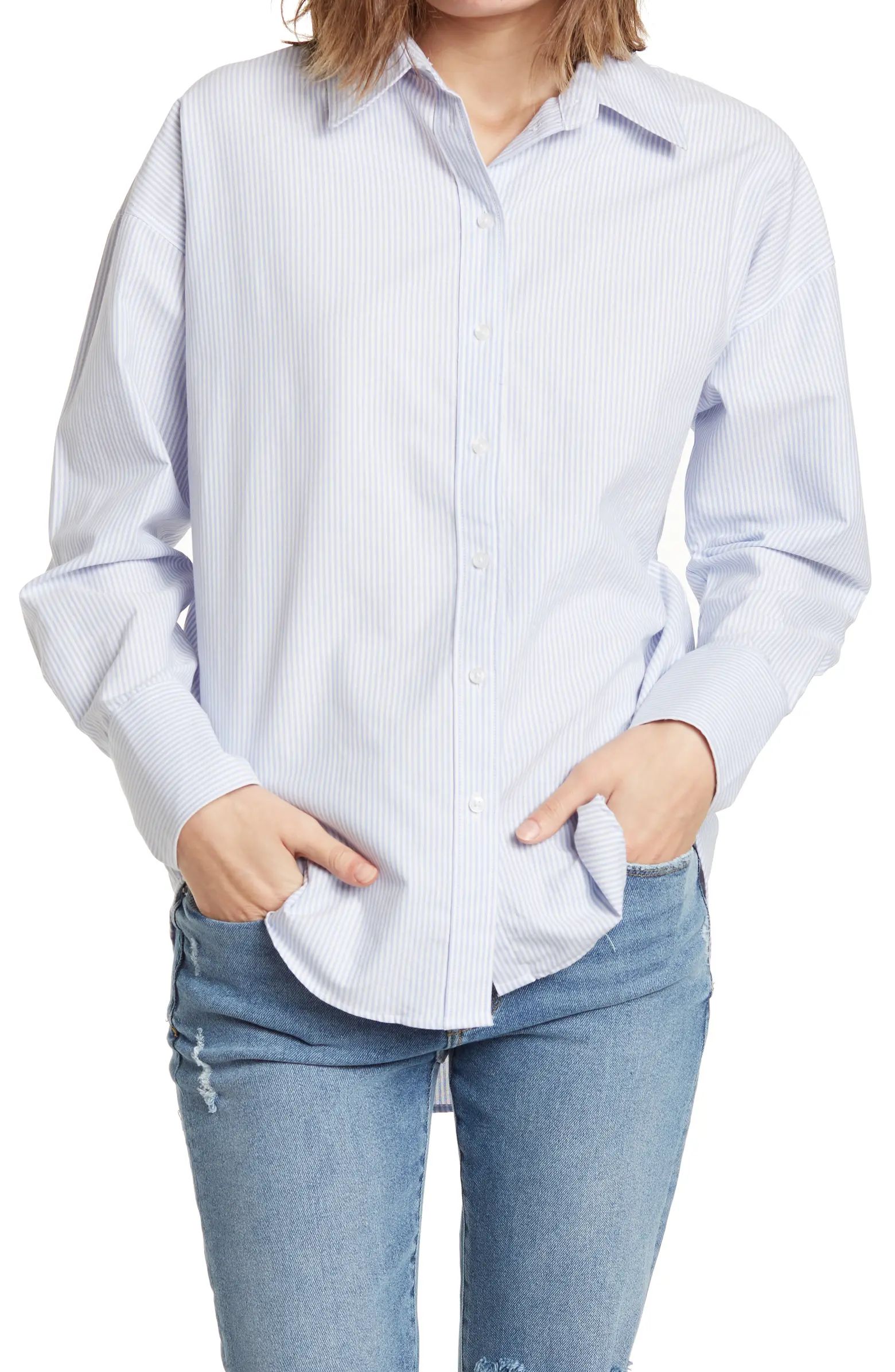 Oversize Button Down Shirt | Nordstrom Rack