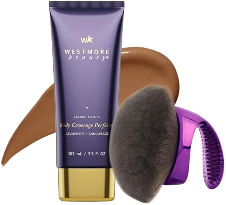 Westmore Beauty Body Coverage Perfector x Blend & Blur Body Brush Kabuki Brush - Waterproof Leg &... | Amazon (US)