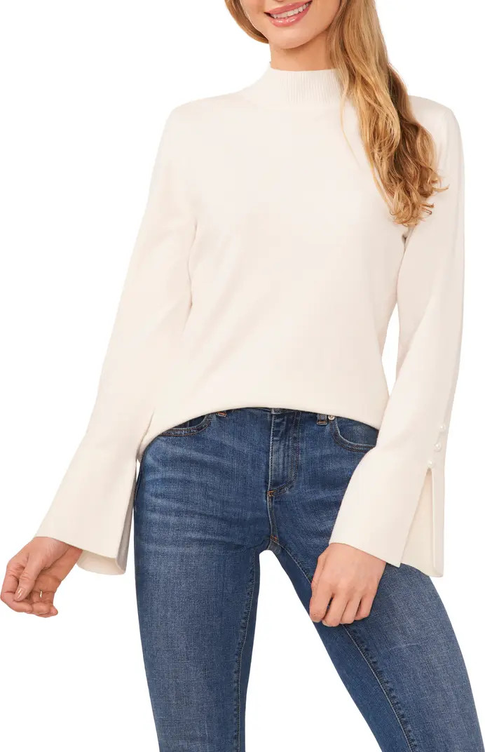 Imitation Pearl Cuff Sweater | Nordstrom