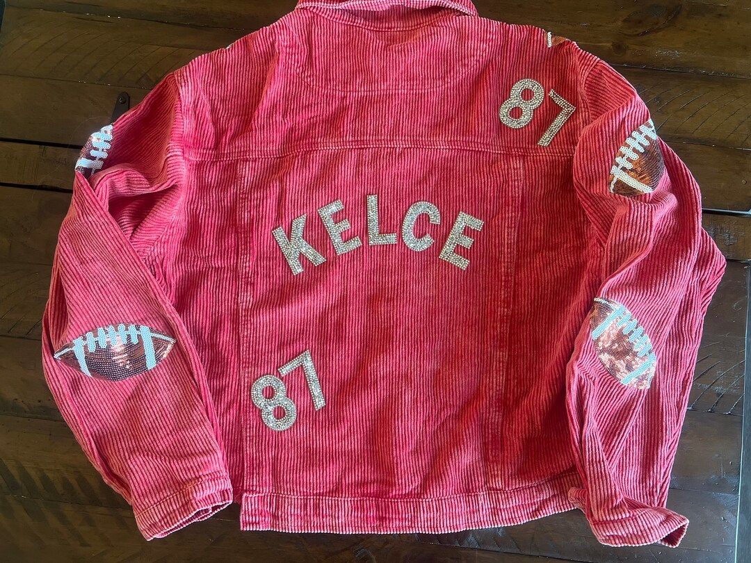 Travis Kelce Travis Kelce Jacket Chiefs Football Jacket - Etsy | Etsy (US)