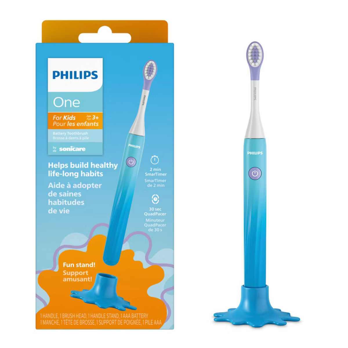 Philips Sonicare One for Kids' Battery Handle Electric Toothbrush | Target