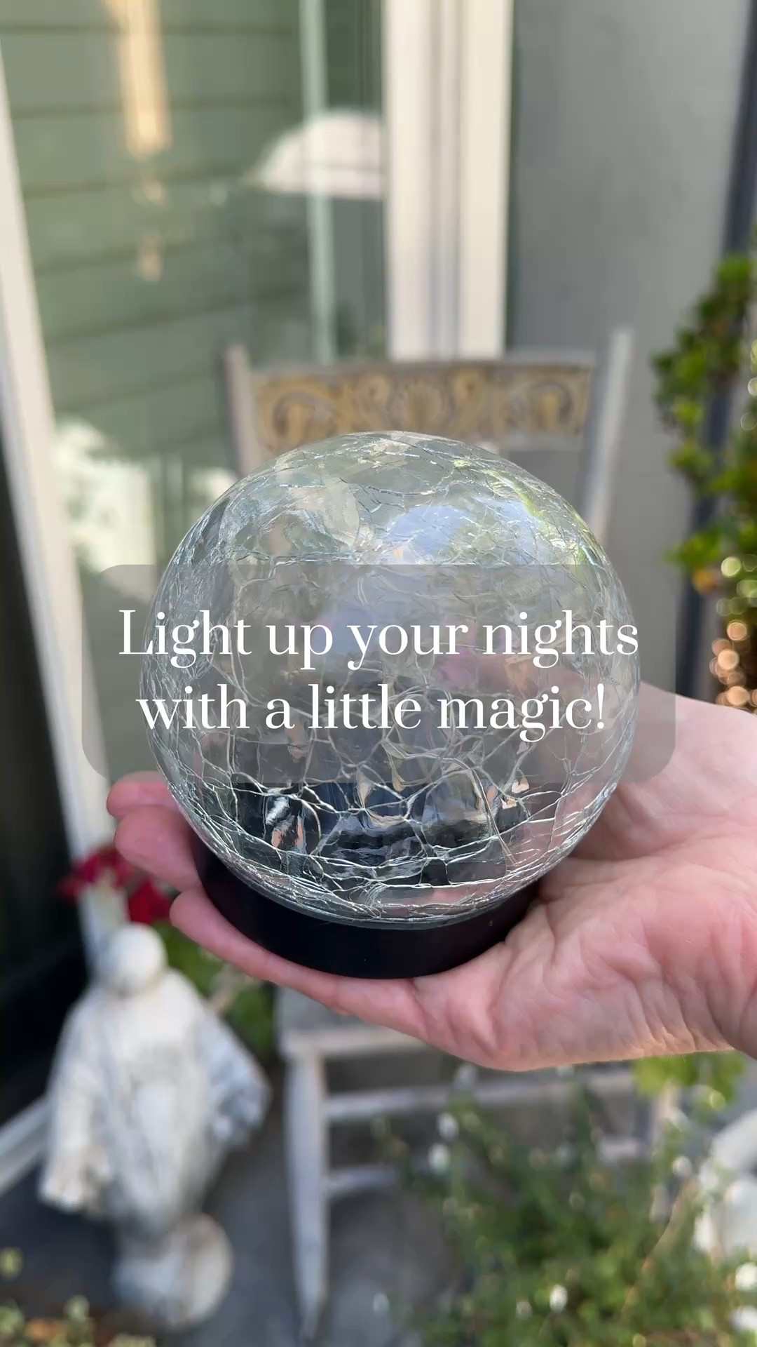  🚨🚨Amazon Prime Day Deal! 

Light up your nights with a little magic.
 This sparkling solar light ball adds instant charm to any outdoor space. Powered by the sun, it charges during the day and automatically glows at night—casting a soft, shimmering light that’s perfect for patios, gardens, or pathways.
 Weather-resistant and wireless, it’s a low-maintenance way to add high-impact ambiance. 💫

#OutdoorGlow #SolarLightMagic #BackyardVibes #PatioInspo #GardenGoals #OutdoorEveningAmbiance #OutdoorDecorIdeas
 
📌 Share with someone who needs this!

#LTKHome #LTKSeasonal #LTKSaleAlert