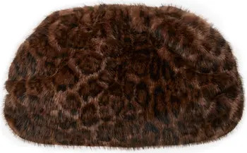 Leopard Faux Fur Clutch | Nordstrom