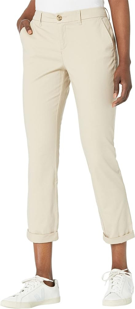 Tommy Hilfiger Women's Hampton Chino Pants – Lightweight Pants With Relaxed Fit | Amazon (US)