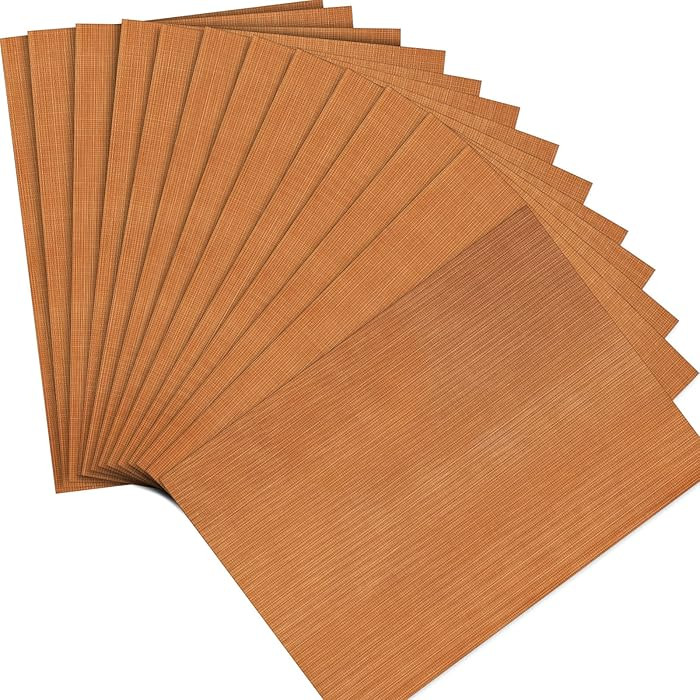 12 Pcs Clay Oven Safe Work Mat Anti Slip Mat for Oven Liner Polymer Bake Clay Tool for DIY Crafts... | Amazon (US)