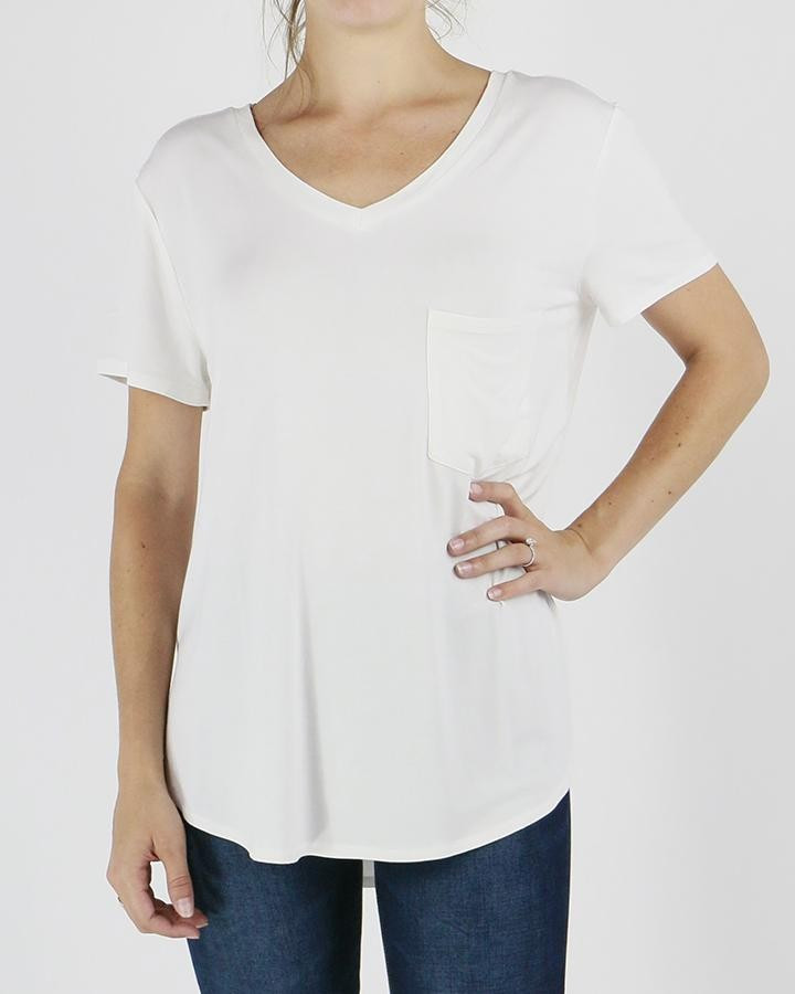 Perfect Pocket Tee in Solids | Grace and Lace