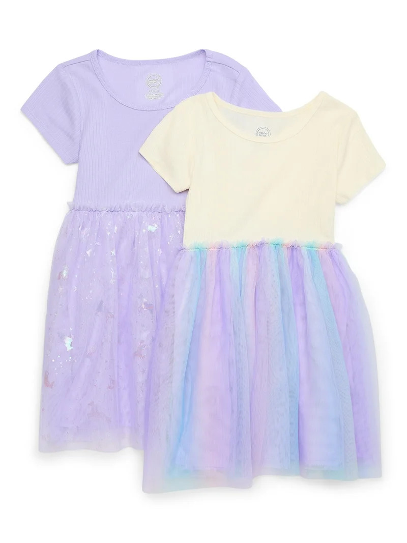 Wonder Nation Tutu Dress, 2 Pack, Sizes 4-18 & Plus | Walmart (US)