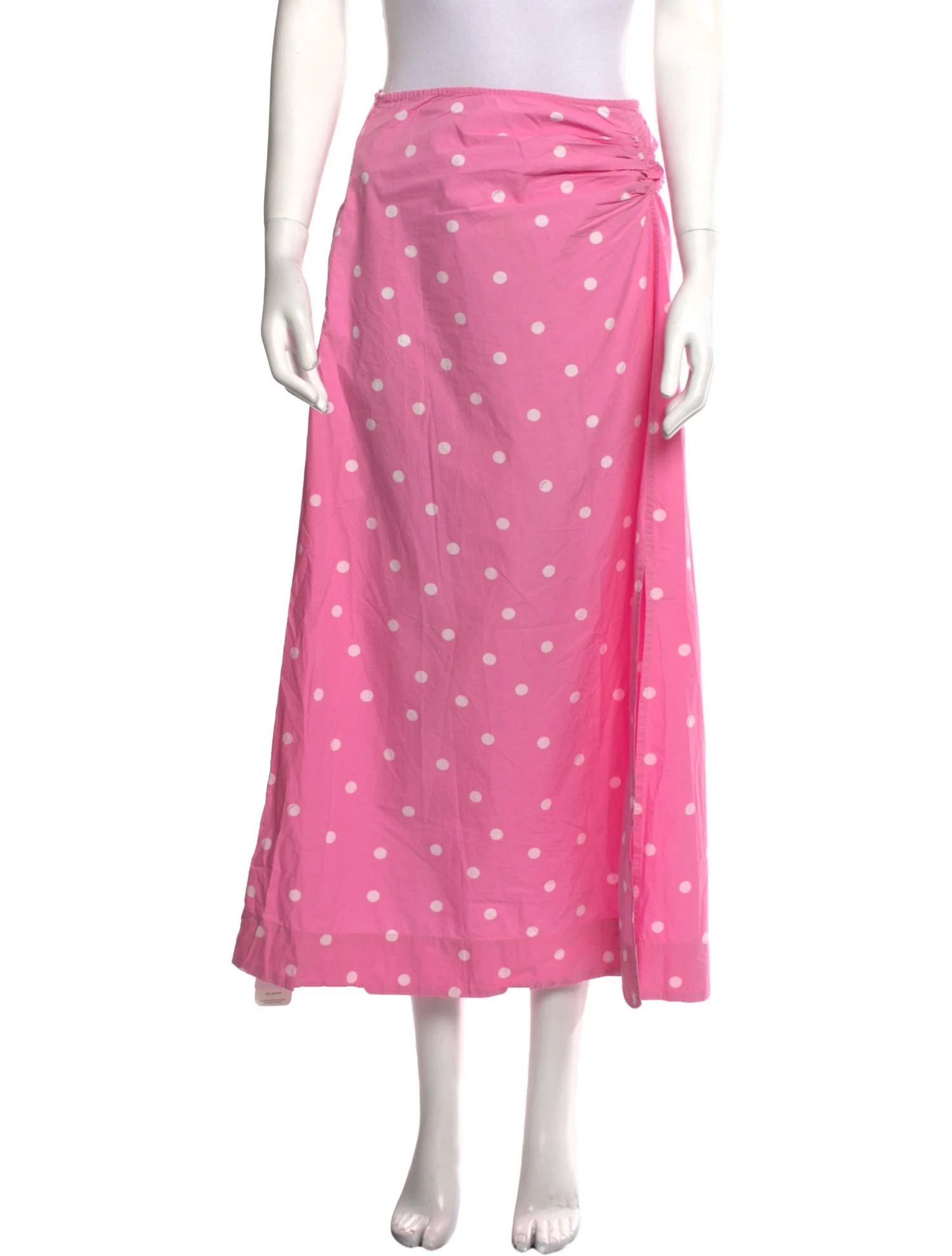 Polka Dot Print Midi Length Skirt | The RealReal