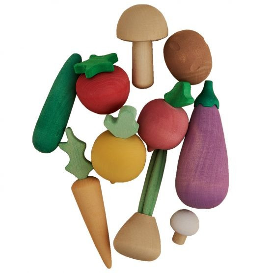 Raduga Grez Vegetable Wooden Food Set – Volume 1 | The Tot
