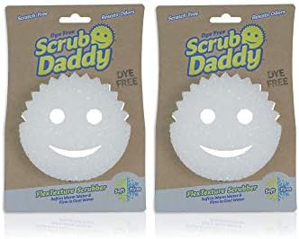 Scrub Daddy Sponge - Dye Free - Scratch-Free Scrubber for Dishes and Home, Odor Resistant, Soft i... | Amazon (US)