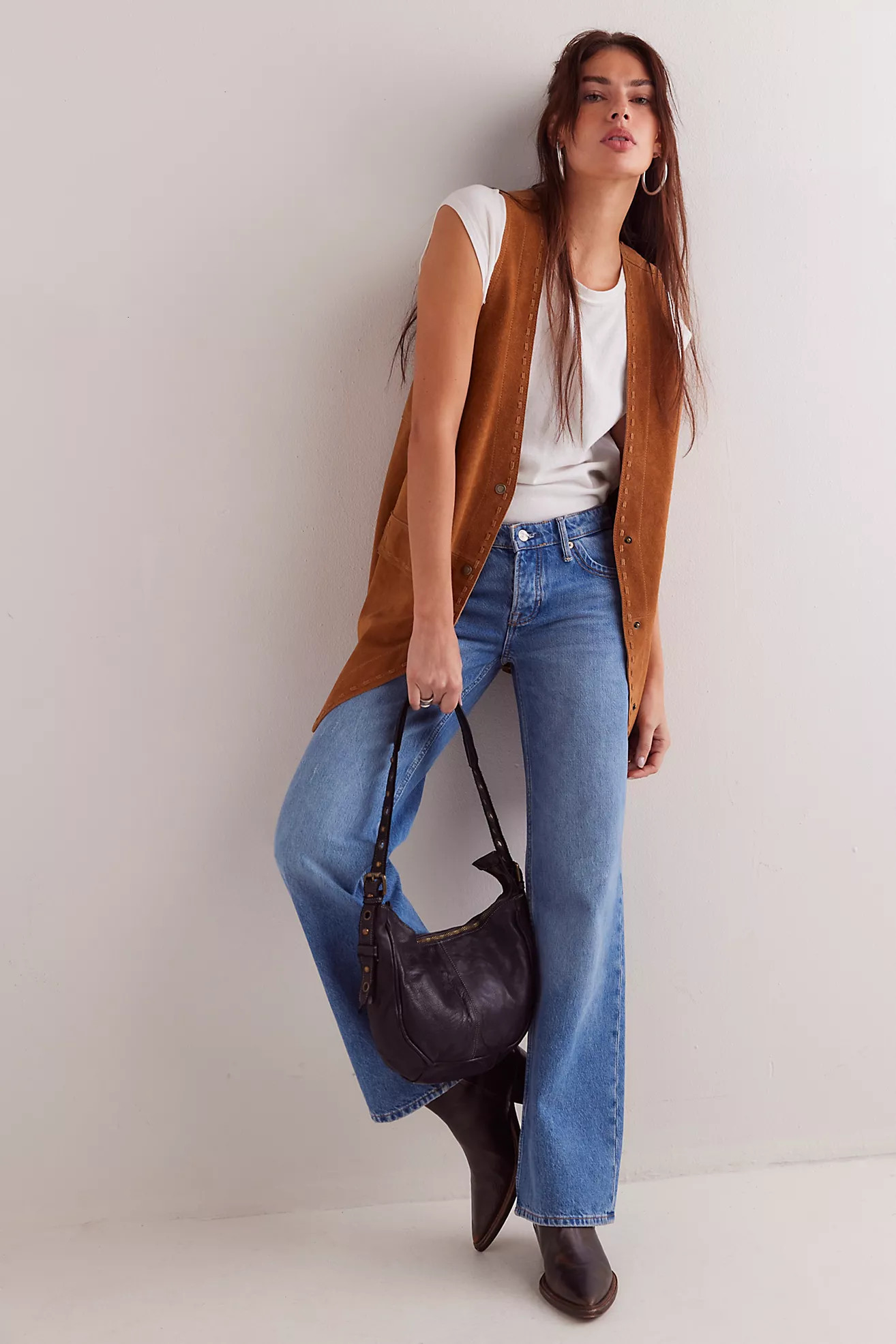 We The Free Low Rider Suede Vest | Free People (UK)